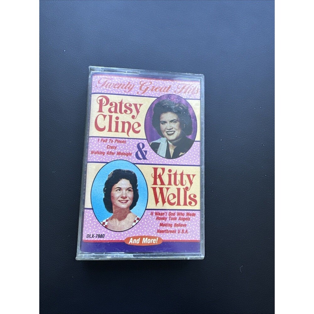 Patsy Cline Kitty Wells Great Hits Cassette Tape